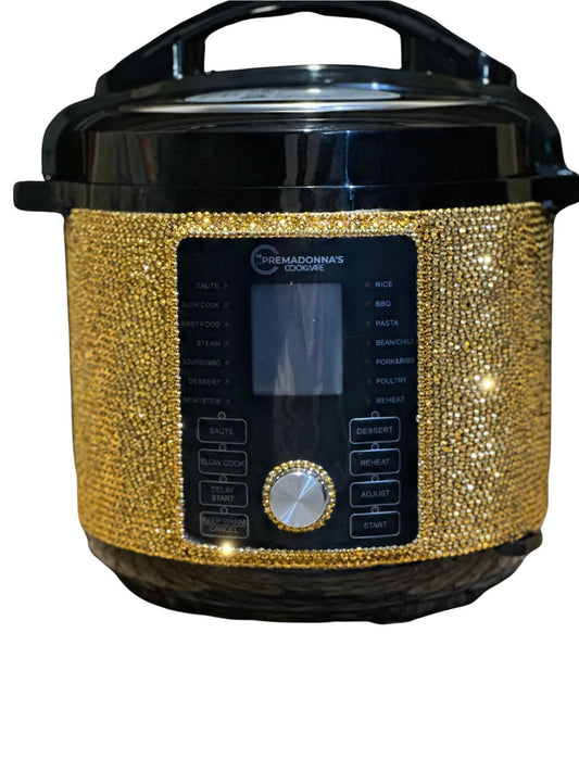 *Premadonna Cookware BLINGED GOLDEN OUT Pressure Cooker* )