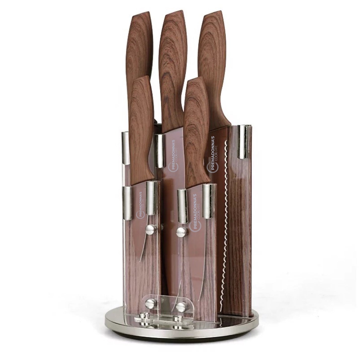 6 PC Stainless Steel Kitchen Knives Set