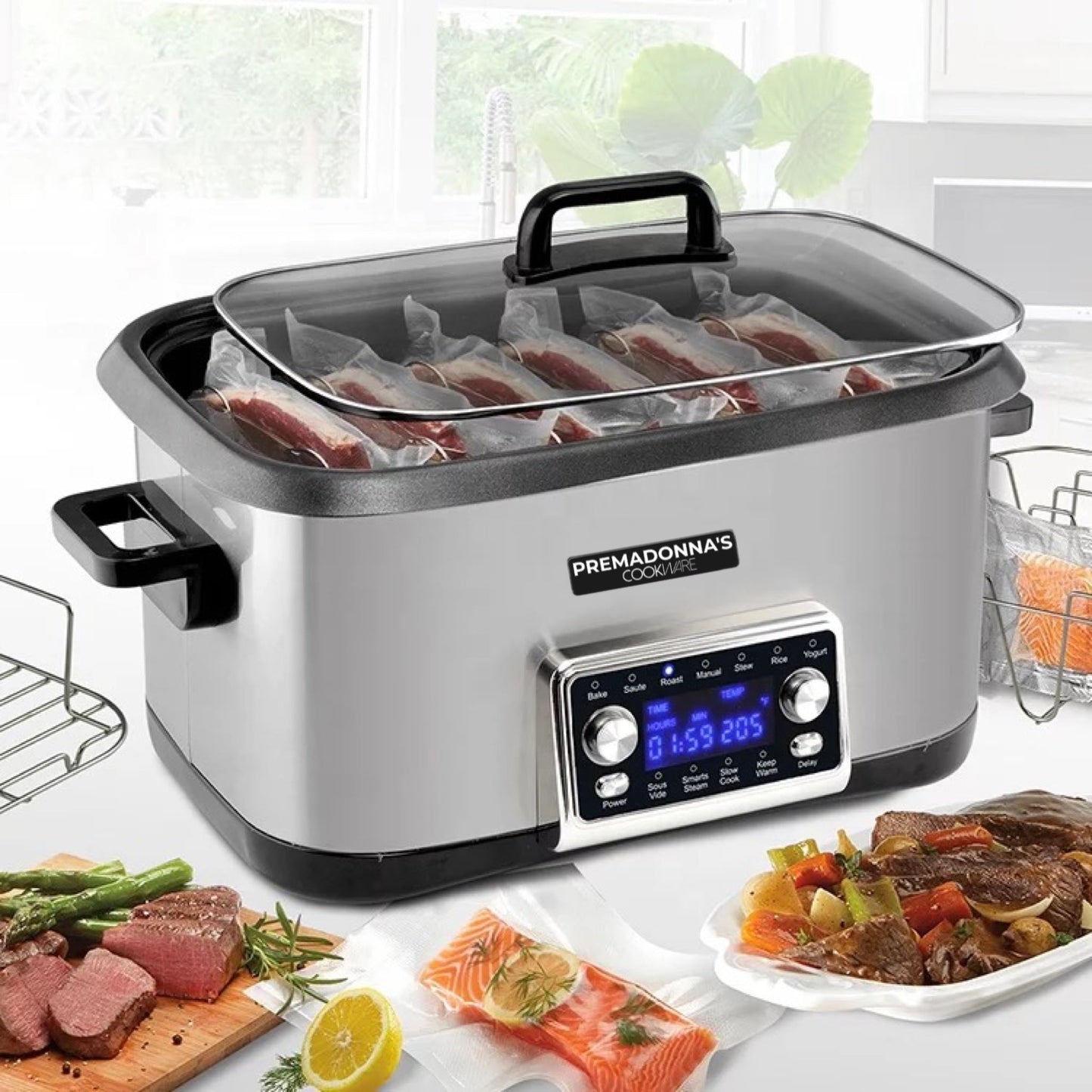 12 & 1 Multi cooker + Sous Vide Cooker